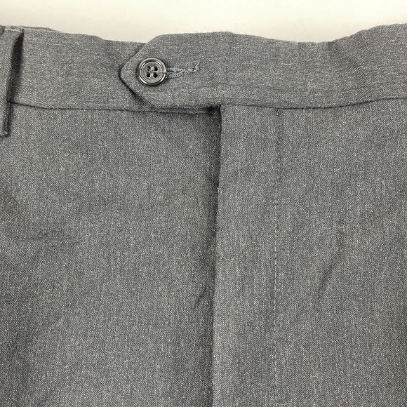Jos A Bank Mens Dress Pants Pleated Charcoal Gray - Picture 4 of 9
